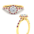 Thumbnail 10 - cathedral-halo-round-pink-sapphire-engagement-ring-in-yellow-gold-fdenr11704rogsadrpiangle3-nl-yg.jpg