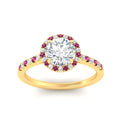 Thumbnail 11 - cathedral-halo-round-pink-sapphire-engagement-ring-in-yellow-gold-fdenr11704rogsadrpiangle5-nl-yg.jpg