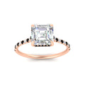 Thumbnail 22 - cathedral-hidden-halo-asscher-cut-black-diamond-ring-in-rose-gold-FD9788ASRGBLACK-NL-RG