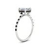 Load image into Gallery viewer, cathedral-hidden-halo-asscher-cut-black-diamond-ring-in-white-gold-FD9788ASRGBLACK-NL-WG