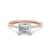 Load image into Gallery viewer, cathedral-hidden-halo-asscher-cut-diamond-ring-in-rose-gold-FD9788ASR-NL-RG