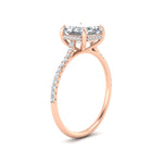 Load image into Gallery viewer, cathedral-hidden-halo-asscher-cut-diamond-ring-in-rose-gold-FD9788ASR-NL-RG