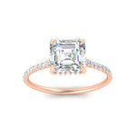 Load image into Gallery viewer, cathedral-hidden-halo-asscher-cut-diamond-ring-in-rose-gold-FD9788ASR-NL-RG
