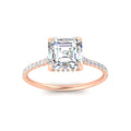 Thumbnail 2 - cathedral-hidden-halo-asscher-cut-diamond-ring-in-rose-gold-FD9788ASR-NL-RG