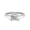 Load image into Gallery viewer, cathedral-hidden-halo-asscher-cut-diamond-ring-in-white-gold-FD9788ASR-NL-WG