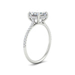Load image into Gallery viewer, cathedral-hidden-halo-asscher-cut-diamond-ring-in-white-gold-FD9788ASR-NL-WG
