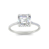 Load image into Gallery viewer, cathedral-hidden-halo-asscher-cut-diamond-ring-in-white-gold-FD9788ASR-NL-WG