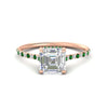 Load image into Gallery viewer, cathedral-hidden-halo-asscher-cut-emerald-ring-in-rose-gold-FD9788ASRGEMGR-NL-RG