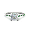 Load image into Gallery viewer, cathedral-hidden-halo-asscher-cut-emerald-ring-in-white-gold-FD9788ASRGEMGR-NL-WG