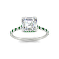 Thumbnail 38 - cathedral-hidden-halo-asscher-cut-emerald-ring-in-white-gold-FD9788ASRGEMGR-NL-WG