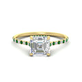 Thumbnail 61 - cathedral-hidden-halo-asscher-cut-emerald-ring-in-yellow-gold-FD9788ASRGEMGR-NL-YG