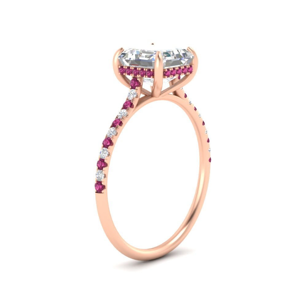 cathedral-hidden-halo-asscher-cut-pink-sapphire-ring-in-rose-gold-FD9788ASRGSADRPI-NL-RG