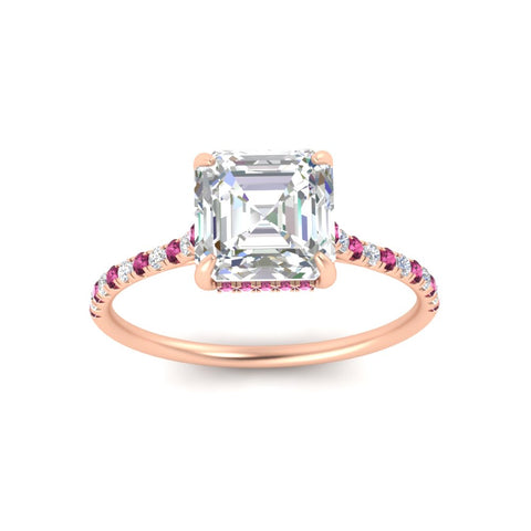 cathedral-hidden-halo-asscher-cut-pink-sapphire-ring-in-rose-gold-FD9788ASRGSADRPI-NL-RG