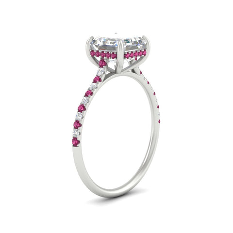 cathedral-hidden-halo-asscher-cut-pink-sapphire-ring-in-white-gold-FD9788ASRGSADRPI-NL-WG