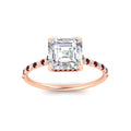Thumbnail 18 - cathedral-hidden-halo-asscher-cut-ruby-ring-in-rose-gold-FD9788ASRGRUDR-NL-RG