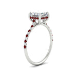 Load image into Gallery viewer, cathedral-hidden-halo-asscher-cut-ruby-ring-in-white-gold-FD9788ASRGRUDR-NL-WG
