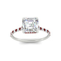 Thumbnail 42 - cathedral-hidden-halo-asscher-cut-ruby-ring-in-white-gold-FD9788ASRGRUDR-NL-WG