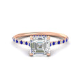 Thumbnail 5 - cathedral-hidden-halo-asscher-cut-sapphire-ring-in-rose-gold-FD9788ASRGSABL-NL-RG