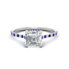 Load image into Gallery viewer, cathedral-hidden-halo-asscher-cut-sapphire-ring-in-white-gold-FD9788ASRGSABL-NL-WG
