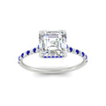 Thumbnail 30 - cathedral-hidden-halo-asscher-cut-sapphire-ring-in-white-gold-FD9788ASRGSABL-NL-WG