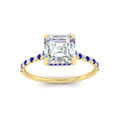 Thumbnail 54 - cathedral-hidden-halo-asscher-cut-sapphire-ring-in-yellow-gold-FD9788ASRGSABL-NL-YG