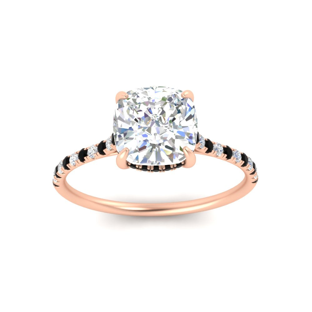 cathedral-hidden-halo-cushion-cut-black-diamond-ring-in-rose-gold-FD9788CURGBLACK-NL-RG