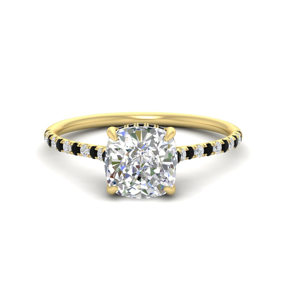 cathedral-hidden-halo-cushion-cut-black-diamond-ring-in-yellow-gold-FD9788CURGBLACK-NL-YG