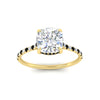 Load image into Gallery viewer, cathedral-hidden-halo-cushion-cut-black-diamond-ring-in-yellow-gold-FD9788CURGBLACK-NL-YG