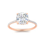 Load image into Gallery viewer, cathedral-hidden-halo-cushion-cut-diamond-ring-in-rose-gold-FD9788CUR-NL-RG
