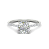 Load image into Gallery viewer, cathedral-hidden-halo-cushion-cut-diamond-ring-in-white-gold-FD9788CUR-NL-WG