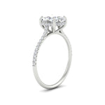 Load image into Gallery viewer, cathedral-hidden-halo-cushion-cut-diamond-ring-in-white-gold-FD9788CUR-NL-WG
