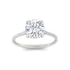 Load image into Gallery viewer, cathedral-hidden-halo-cushion-cut-diamond-ring-in-white-gold-FD9788CUR-NL-WG