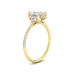 Load image into Gallery viewer, cathedral-hidden-halo-cushion-cut-diamond-ring-in-yellow-gold-FD9788CUR-NL-YG

