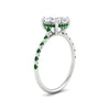 Load image into Gallery viewer, cathedral-hidden-halo-cushion-cut-emerald-ring-in-white-gold-FD9788CURGEMGR-NL-WG