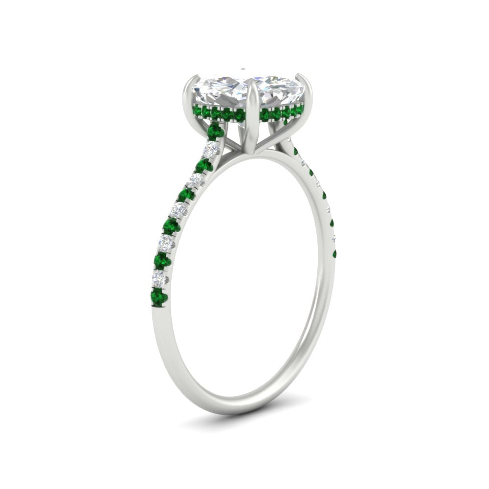 cathedral-hidden-halo-cushion-cut-emerald-ring-in-white-gold-FD9788CURGEMGR-NL-WG