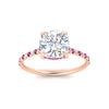Load image into Gallery viewer, cathedral-hidden-halo-cushion-cut-pink-sapphire-ring-in-rose-gold-FD9788CURGSADRPI-NL-RG