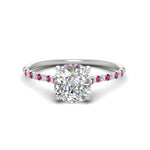 Load image into Gallery viewer, cathedral-hidden-halo-cushion-cut-pink-sapphire-ring-in-white-gold-FD9788CURGSADRPI-NL-WG
