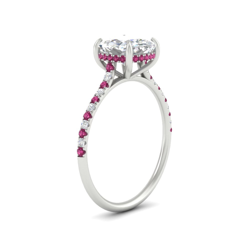 cathedral-hidden-halo-cushion-cut-pink-sapphire-ring-in-white-gold-FD9788CURGSADRPI-NL-WG