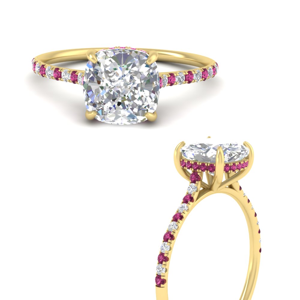 cathedral-hidden-halo-cushion-cut-pink-sapphire-ring-in-yellow-gold-FD9788CURGSADRPI-NL-YG