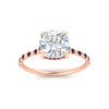 Load image into Gallery viewer, cathedral-hidden-halo-cushion-cut-ruby-ring-in-rose-gold-FD9788CURGRUDR-NL-RG