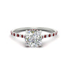 Load image into Gallery viewer, cathedral-hidden-halo-cushion-cut-ruby-ring-in-white-gold-FD9788CURGRUDR-NL-WG