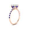 Load image into Gallery viewer, cathedral-hidden-halo-cushion-cut-sapphire-ring-in-rose-gold-FD9788CURGSABL-NL-RG