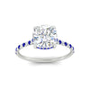 Load image into Gallery viewer, cathedral-hidden-halo-cushion-cut-sapphire-ring-in-white-gold-FD9788CURGSABL-NL-WG