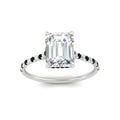 Thumbnail 64 - cathedral-hidden-halo-emerald-cut-black-diamond-ring-in-white-gold-FD9788EMRGBLACK-NL-WG