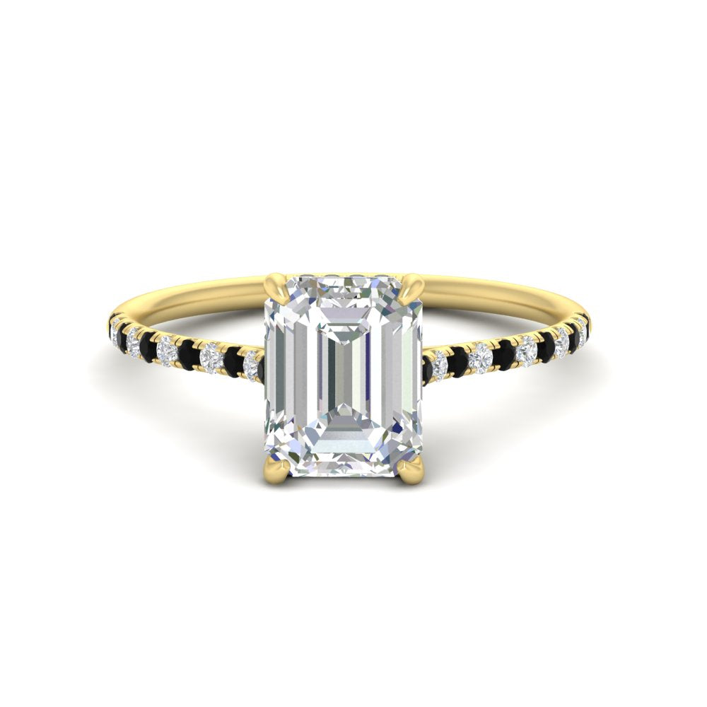 cathedral-hidden-halo-emerald-cut-black-diamond-ring-in-yellow-gold-FD9788EMRGBLACK-NL-YG