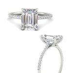 Load image into Gallery viewer, cathedral-hidden-halo-emerald-cut-lab-diamond-engagement-ring-in-white-gold-fd9788r-fancy-wg
