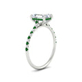 Thumbnail 55 - cathedral-hidden-halo-emerald-cut-emerald-ring-in-white-gold-FD9788EMRGEMGR-NL-WG