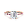Thumbnail 22 - cathedral-hidden-halo-emerald-cut-pink-sapphire-ring-in-rose-gold-FD9788EMRGSADRPI-NL-RG