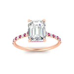 Load image into Gallery viewer, cathedral-hidden-halo-emerald-cut-pink-sapphire-ring-in-rose-gold-FD9788EMRGSADRPI-NL-RG
