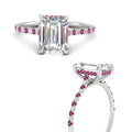 Thumbnail 48 - cathedral-hidden-halo-emerald-cut-pink-sapphire-ring-in-white-gold-FD9788EMRGSADRPI-NL-WG